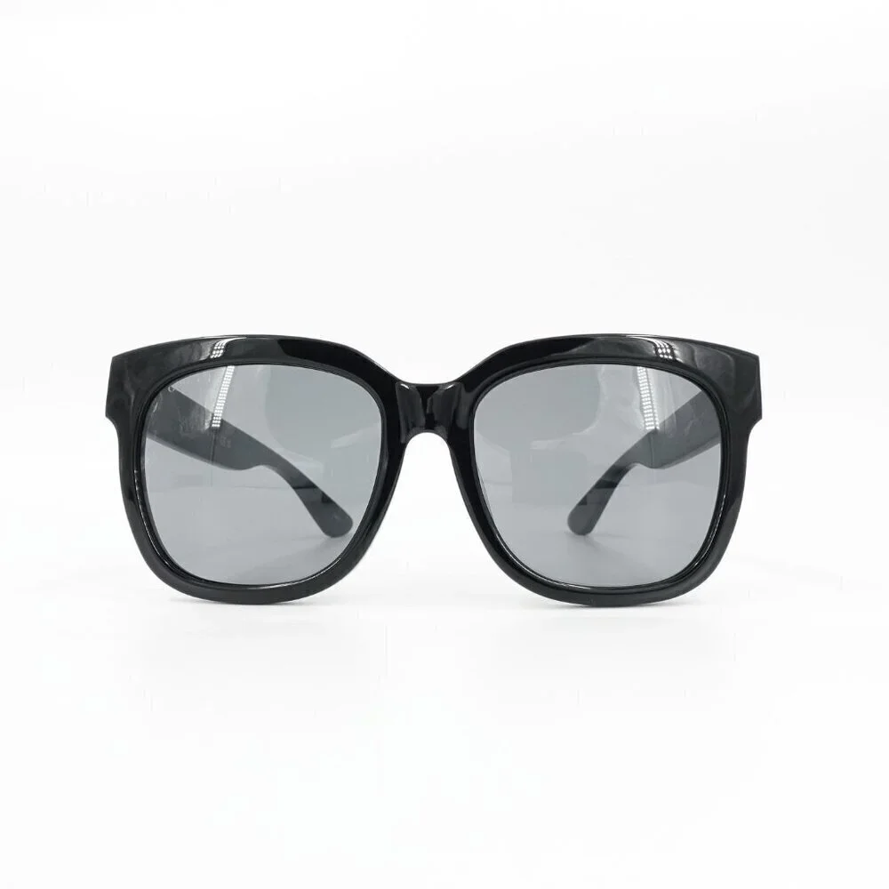 Gucci GG0034 Unisex Sunglasses Black Gray OS - Picture 1 of 15